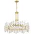 Crystorama Bolton 31"W Aged Brass 12-Light Crystal Chandelier