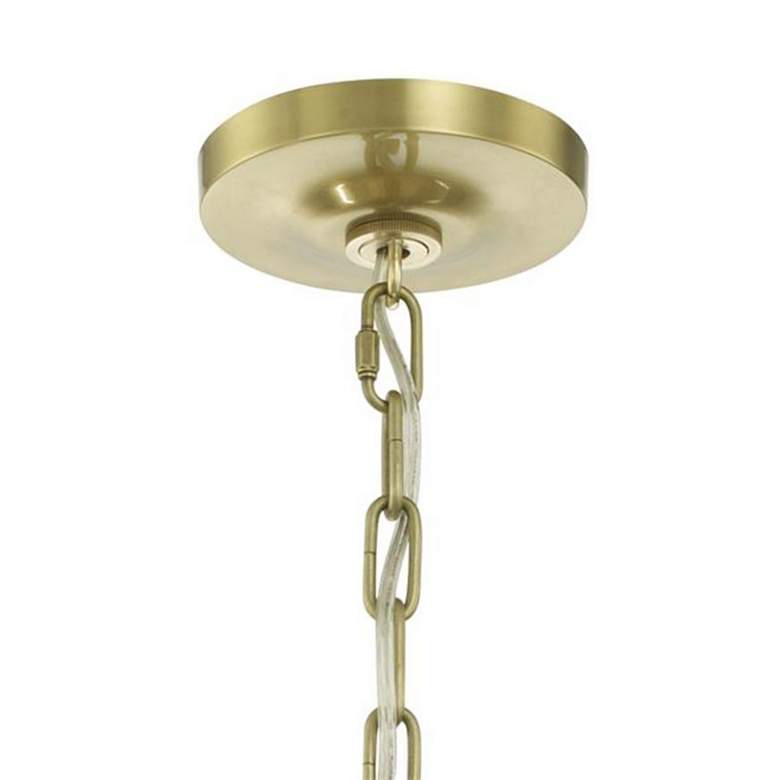 Image 3 Crystorama Bolton 31"W Aged Brass 12-Light Crystal Chandelier more views