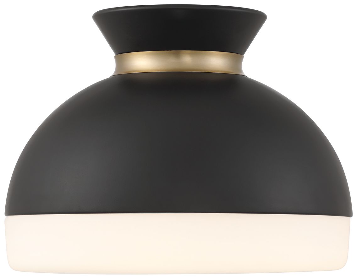 Thumbnail3 of Crystorama BpPFGidget 15'' Matte Black/Vibrant Gold Flush more views