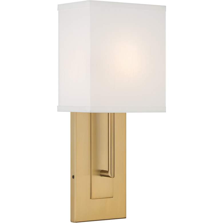 Image 1 Crystorama Brent 1 Light Vibrant Gold Sconce