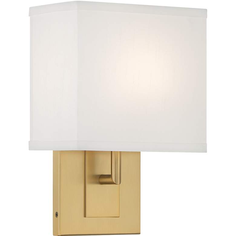 Image 1 Crystorama Brent 1 Light Vibrant Gold Sconce