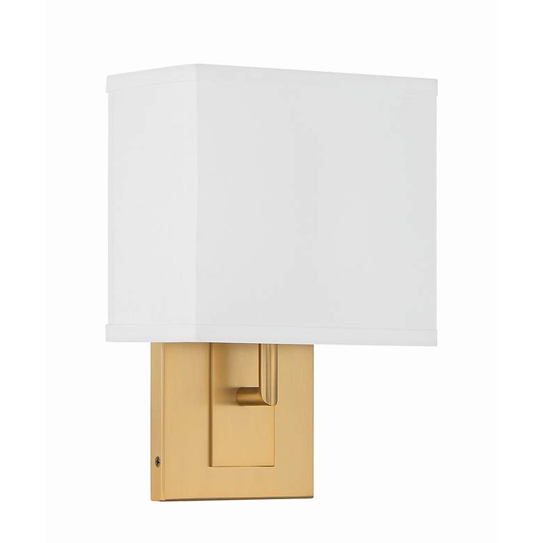 Image 2 Crystorama Brent 1 Light Vibrant Gold Sconce more views