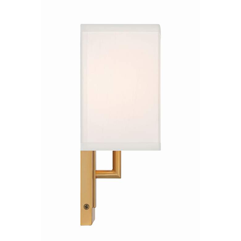 Image 4 Crystorama Brent 1 Light Vibrant Gold Sconce more views