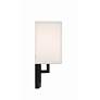 4_Crystorama Brent 10" High Black Forged Wall Sconce more views