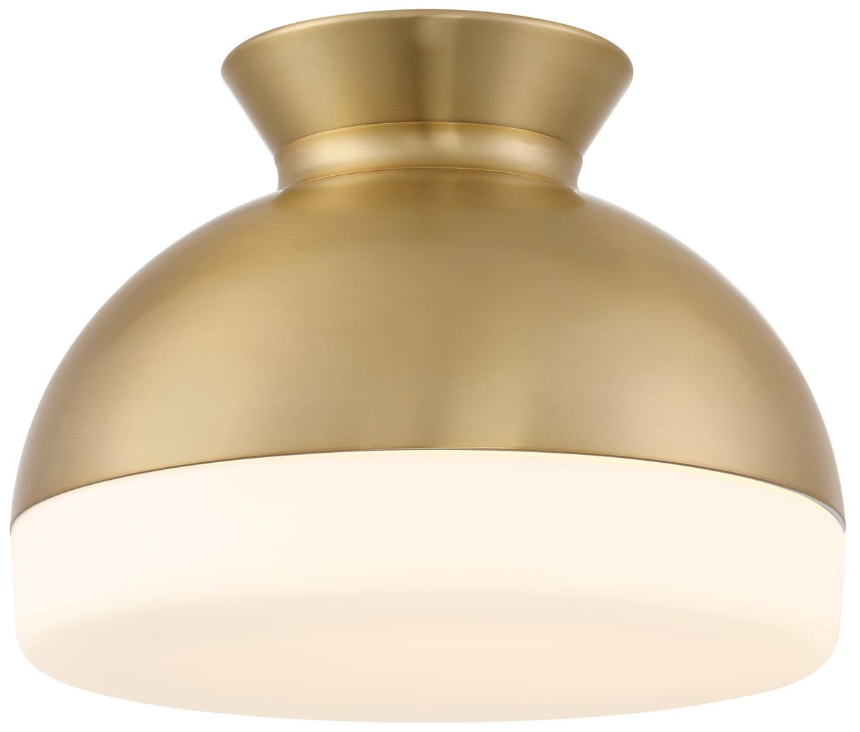 Crystorama Brian Patrick Flynn Gidget 15'' Vibrant Gold Flush Mount