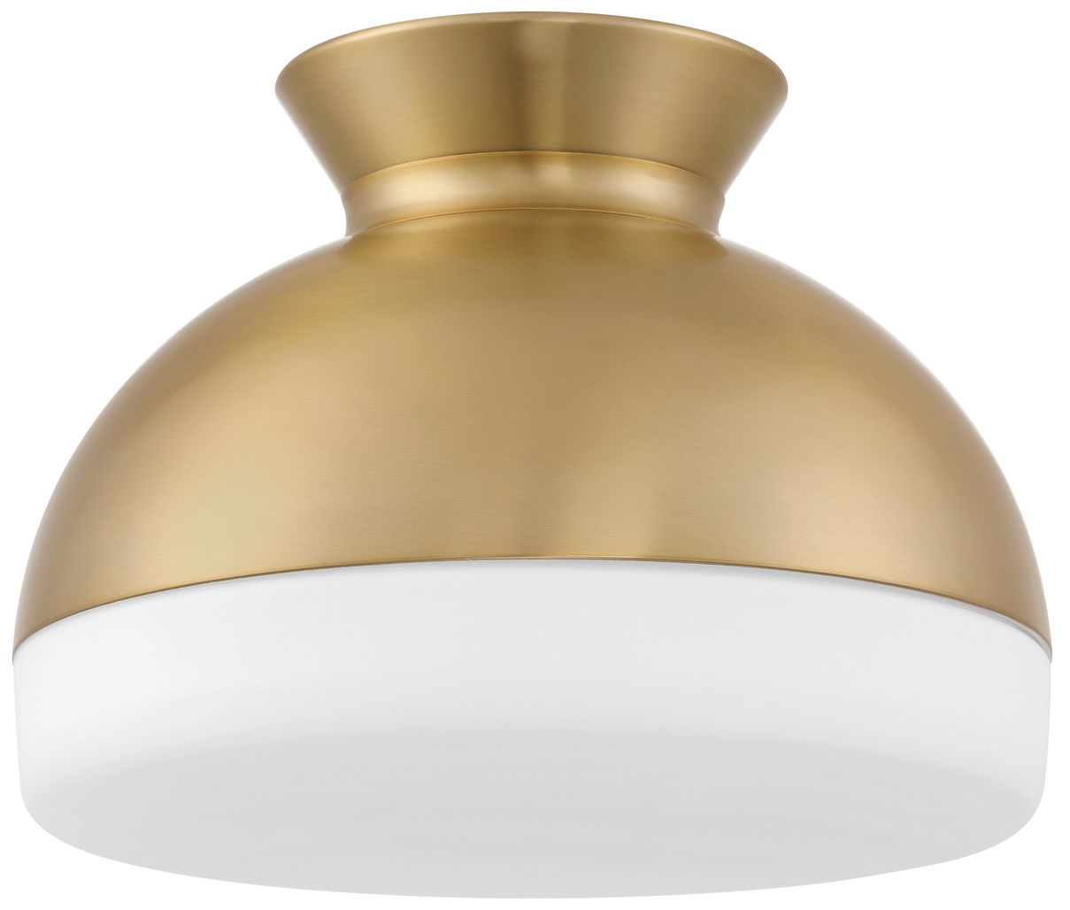 Image 3 Crystorama Brian Patrick Flynn Gidget 15'' Vibrant Gold Flush Mount more views