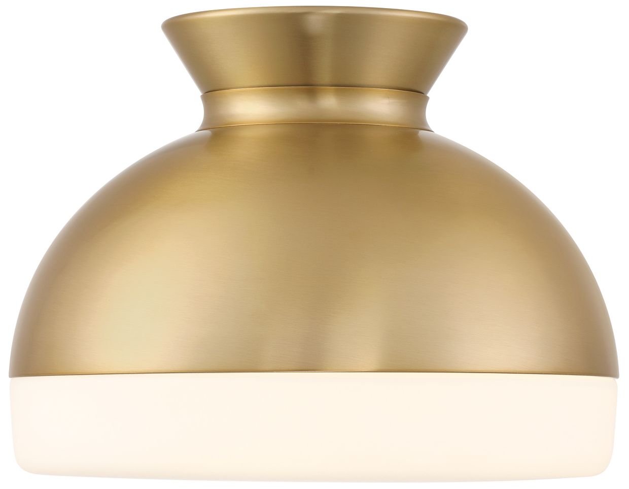 Image 4 Crystorama Brian Patrick Flynn Gidget 15'' Vibrant Gold Flush Mount more views