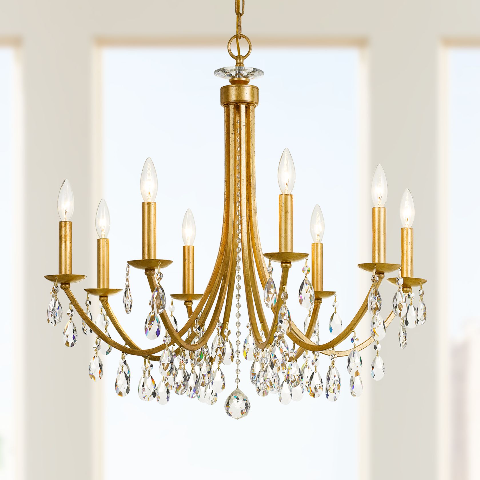 Crystorama Bridgehampton Gold Collection