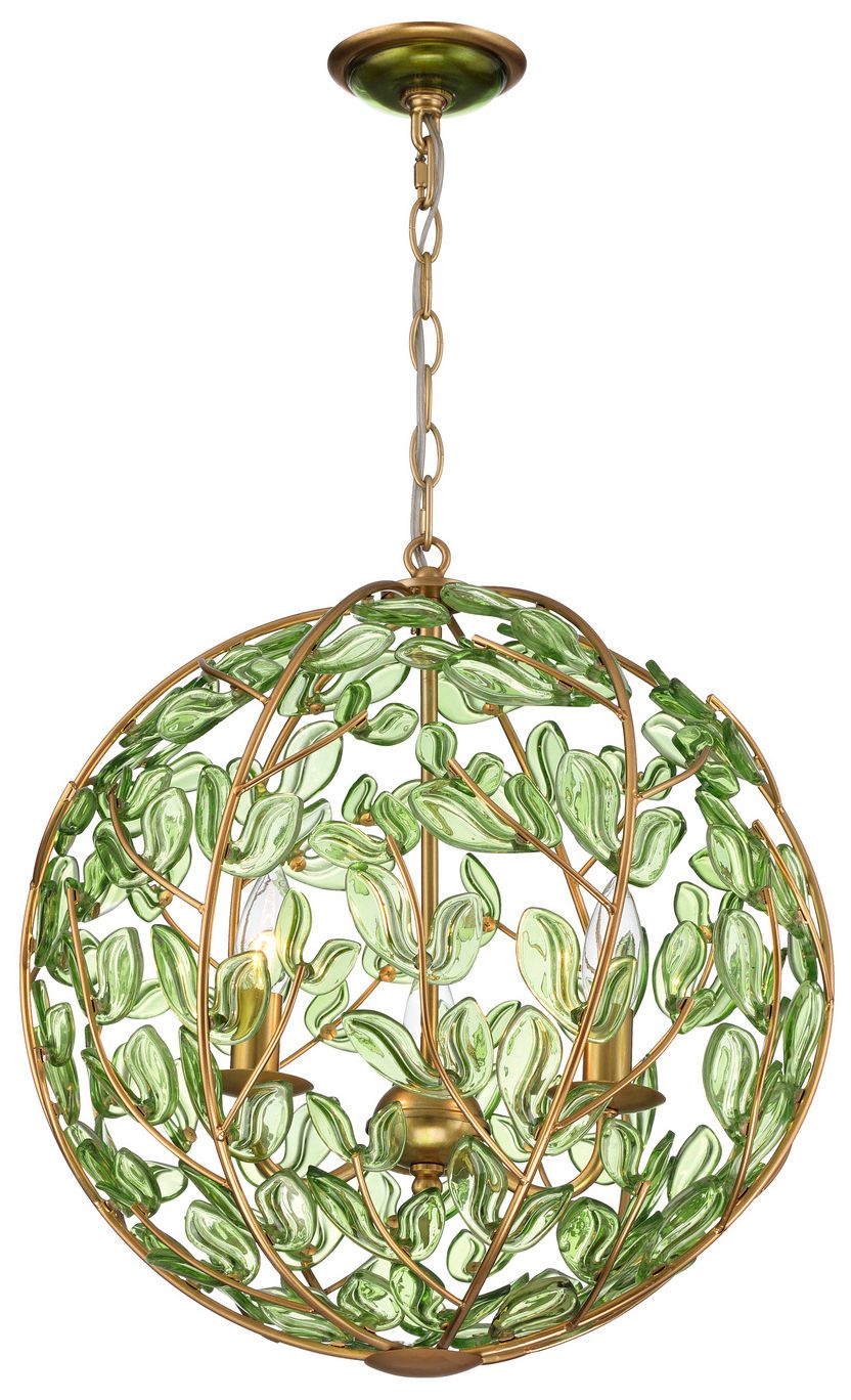 Crystorama Bridget 16.5" Soft Gold Chandelier