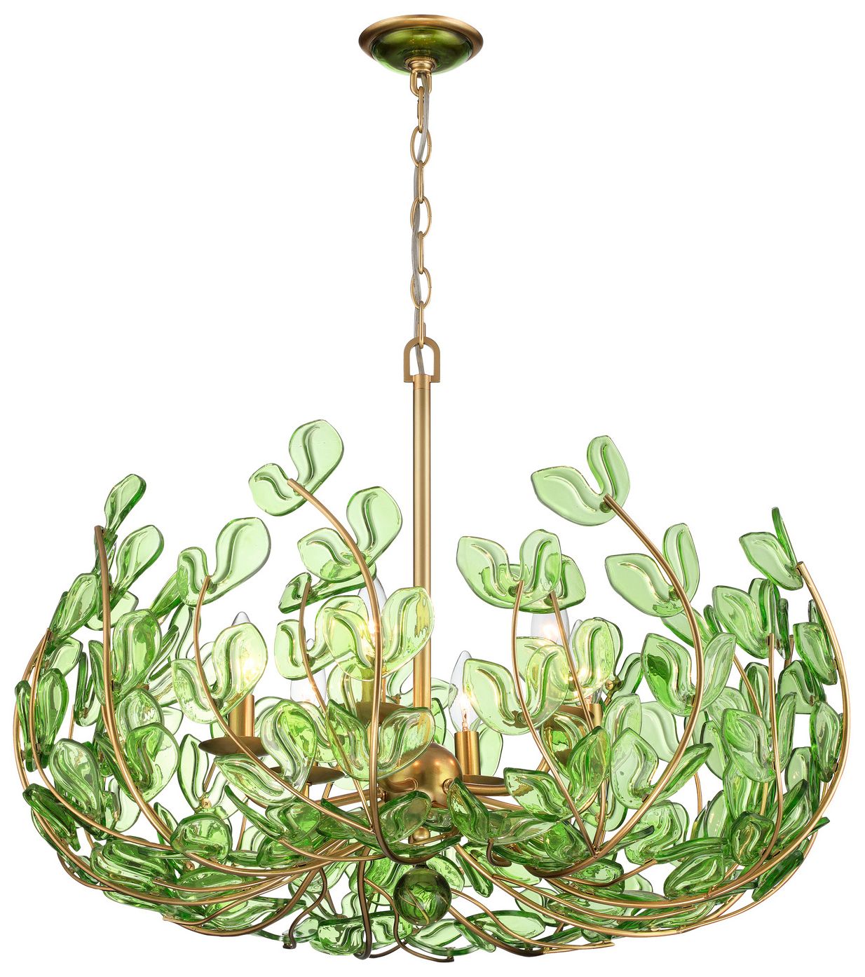 Crystorama Bridget 28.5" Soft Gold Chandelier