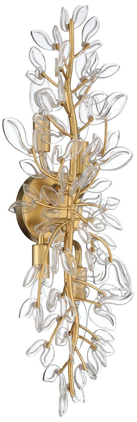 Image 2 Crystorama Bridget 8.25" Soft Gold Sconce more views