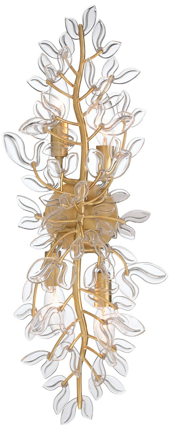 Image 3 Crystorama Bridget 8.25" Soft Gold Sconce more views