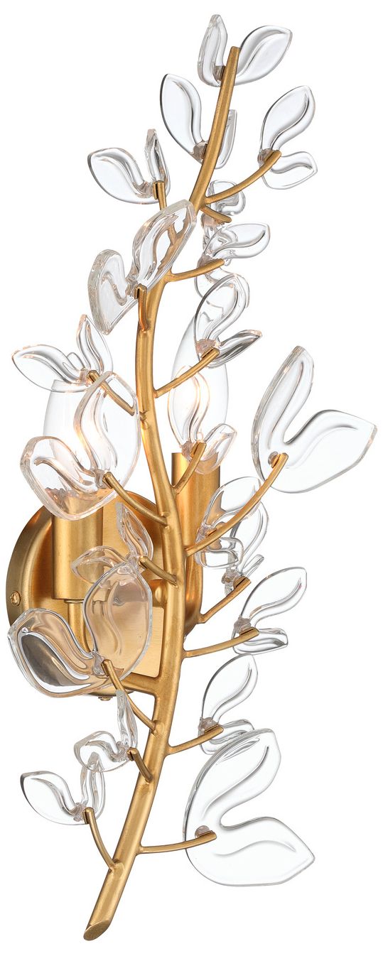 Crystorama Bridget 8.5" Soft Gold Sconce