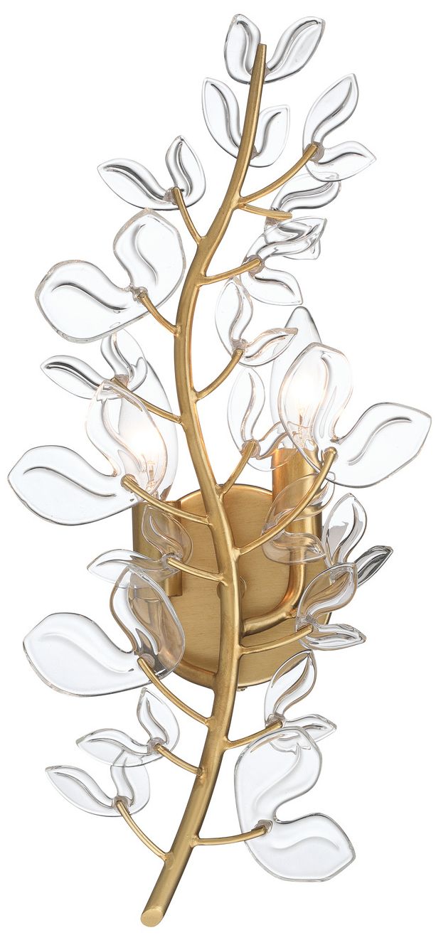 Image 3 Crystorama Bridget 8.5" Soft Gold Sconce more views