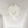 1_Crystorama Brielle 13" Wide Antique Silver Ceiling Light