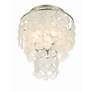 5_Crystorama Brielle 13" Wide Antique Silver Ceiling Light more views