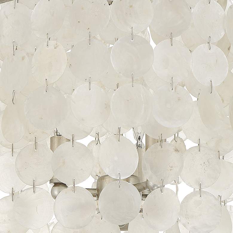 Image 6 Crystorama Brielle 13" Wide Antique Silver Ceiling Light more views