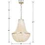 7_Crystorama Brielle 18" Wide 6-Light Capiz Shell Chandelier more views
