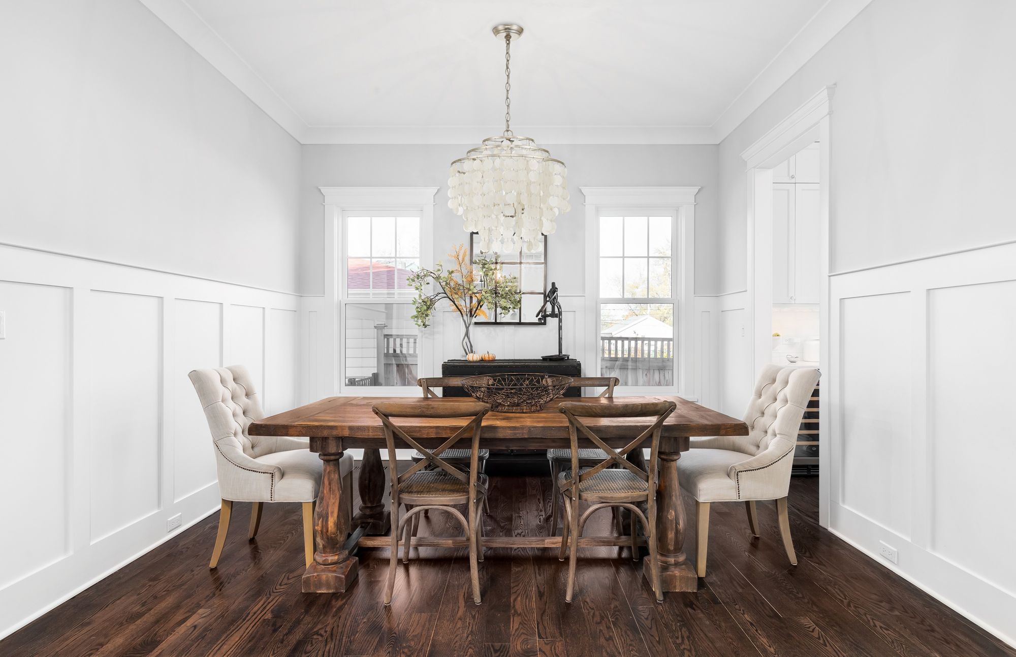 Crystorama Brielle 18"W Antique Silver 4-Light Chandelier