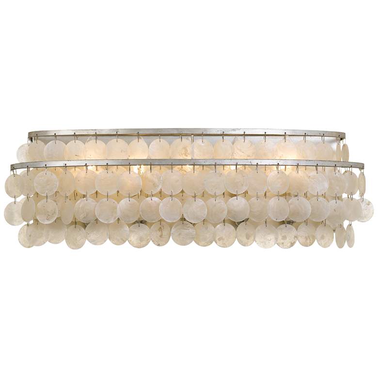 Image 1 Crystorama Brielle 23" Wide Antique Silver Bath Light