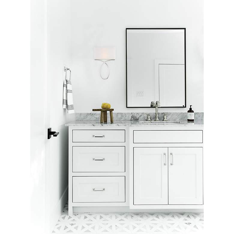 Image 5 Crystorama Brinkley 15" High Polished Nickel Wall Sconce more views