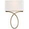 Crystorama Brinkley 15" High Vibrant Gold Wall Sconce