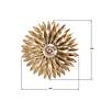 3_Crystorama Broche 11" High Antique Gold Wall Sconce more views
