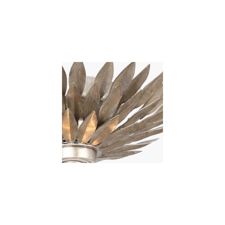 Image 4 Crystorama Broche 11" High Silver Sconce more views