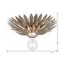 6_Crystorama Broche 11" High Silver Sconce more views