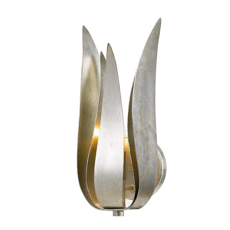 Image 2 Crystorama Broche 14" High Antique Silver Iron Wall Sconce more views