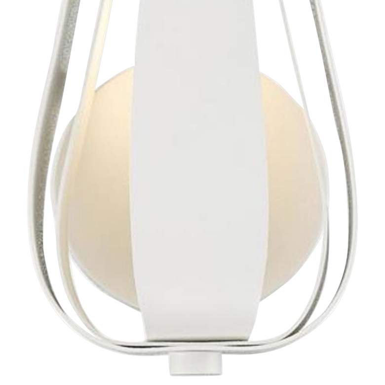 Image 2 Crystorama Broche 14 inch High Matte White Wall Sconce more views