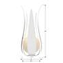 6_Crystorama Broche 14" High Matte White Wall Sconce more views