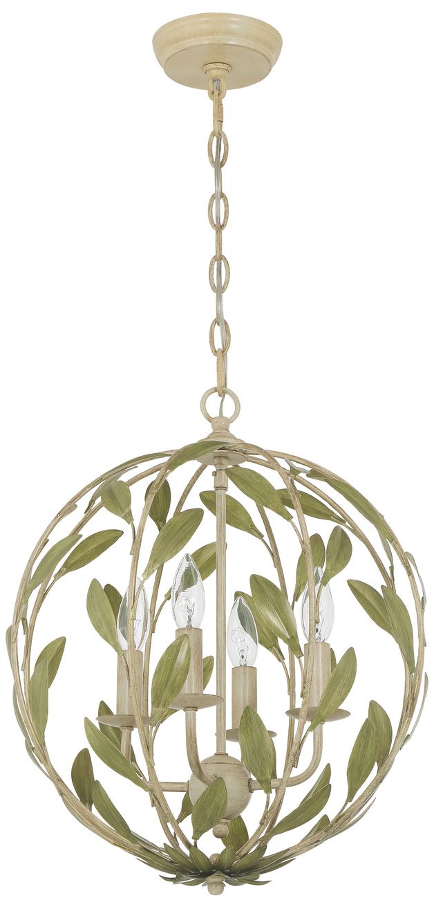 Image 2 Crystorama Broche 16'' Champagne Green Tea Chandelier more views