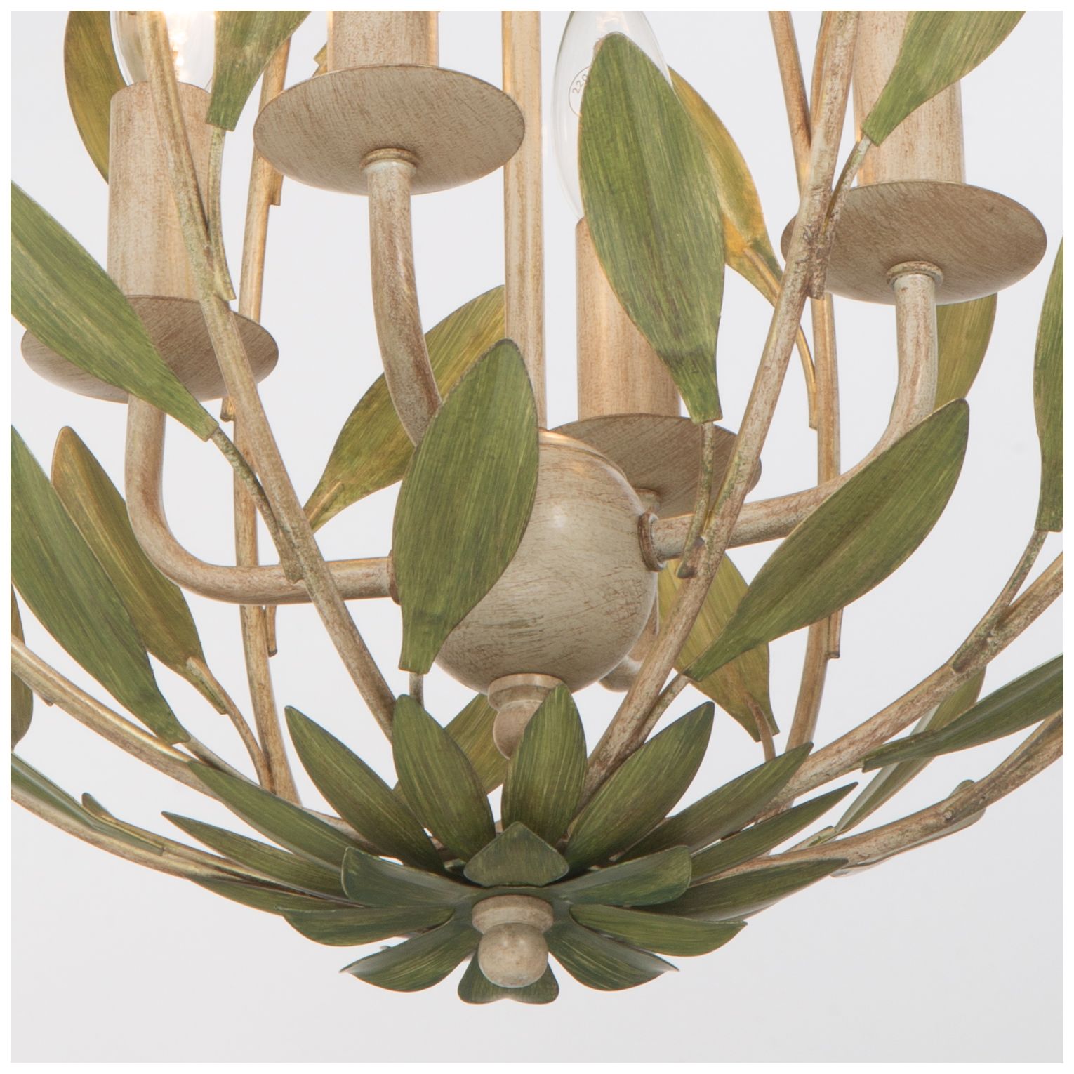 Image 5 Crystorama Broche 16'' Champagne Green Tea Chandelier more views
