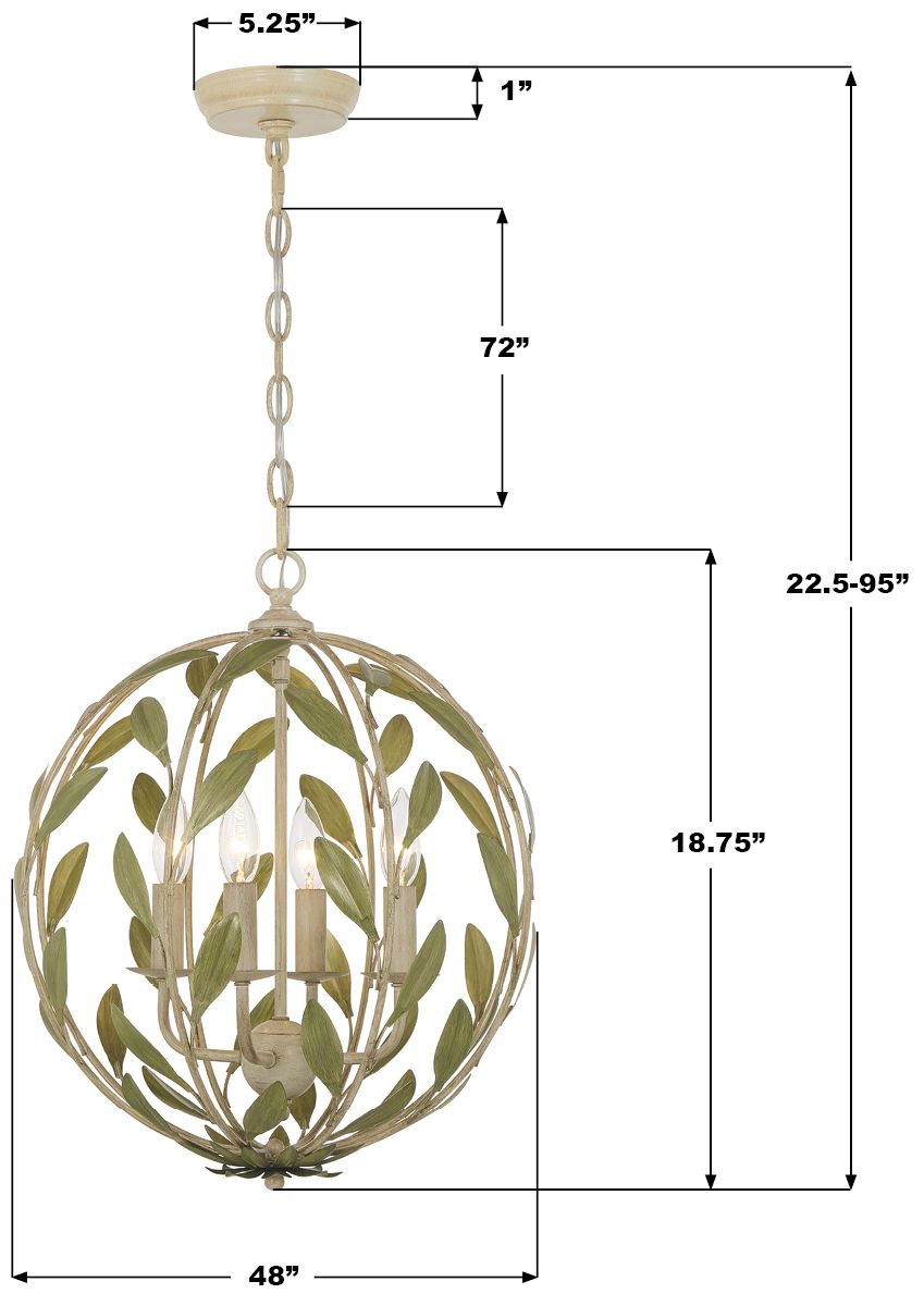 Image 7 Crystorama Broche 16'' Champagne Green Tea Chandelier more views