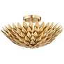 Crystorama Broche 16" Wide Antique Gold Ceiling Light in scene