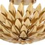 Crystorama Broche 16" Wide Antique Gold Ceiling Light in scene