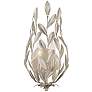 2_Crystorama Broche 16"H Antique Silver 2-Light Wall Sconce