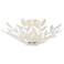 Crystorama Broche 20 3/4" Wide 4-Light White Finisg Semi Flush Mount