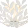 6_Crystorama Broche 20 3/4" Wide 4-Light White Finisg Semi Flush Mount more views