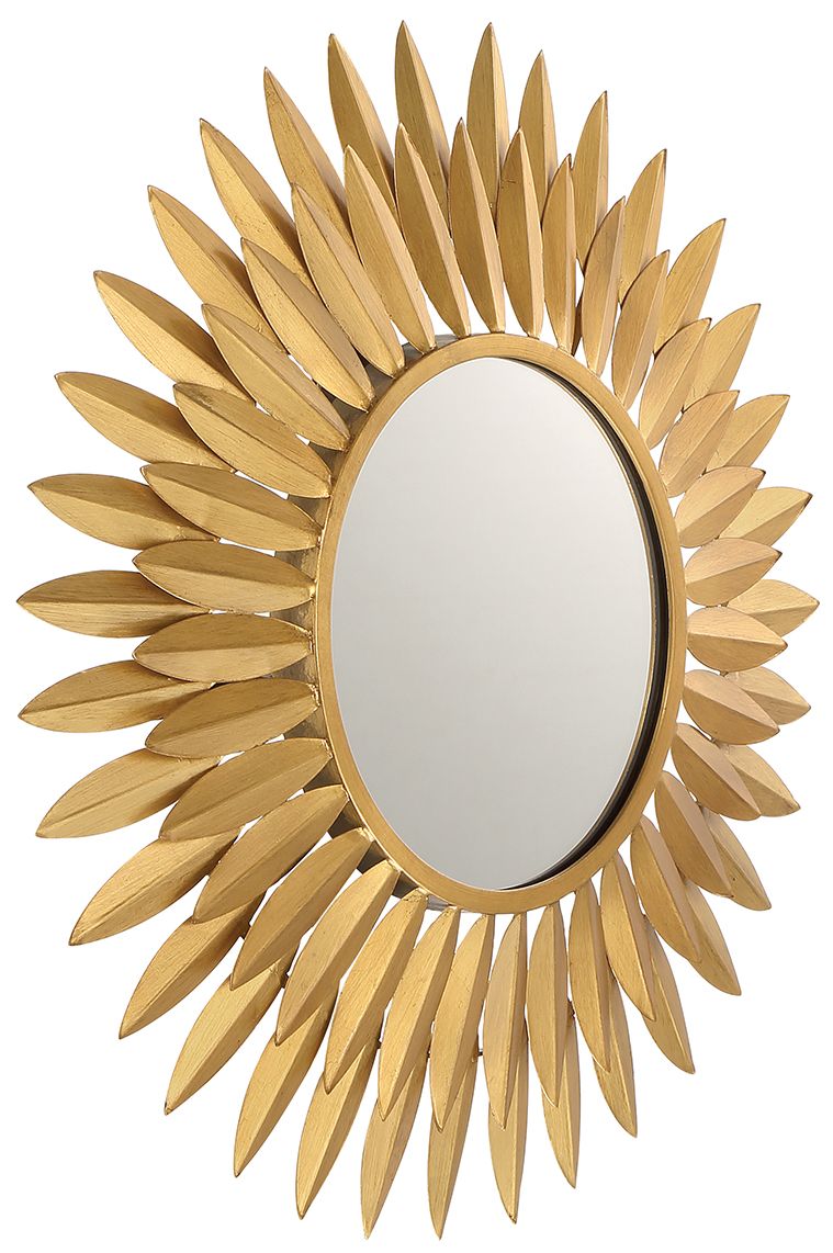Image 3 Crystorama Broche 20'' Antique Gold Mirror more views