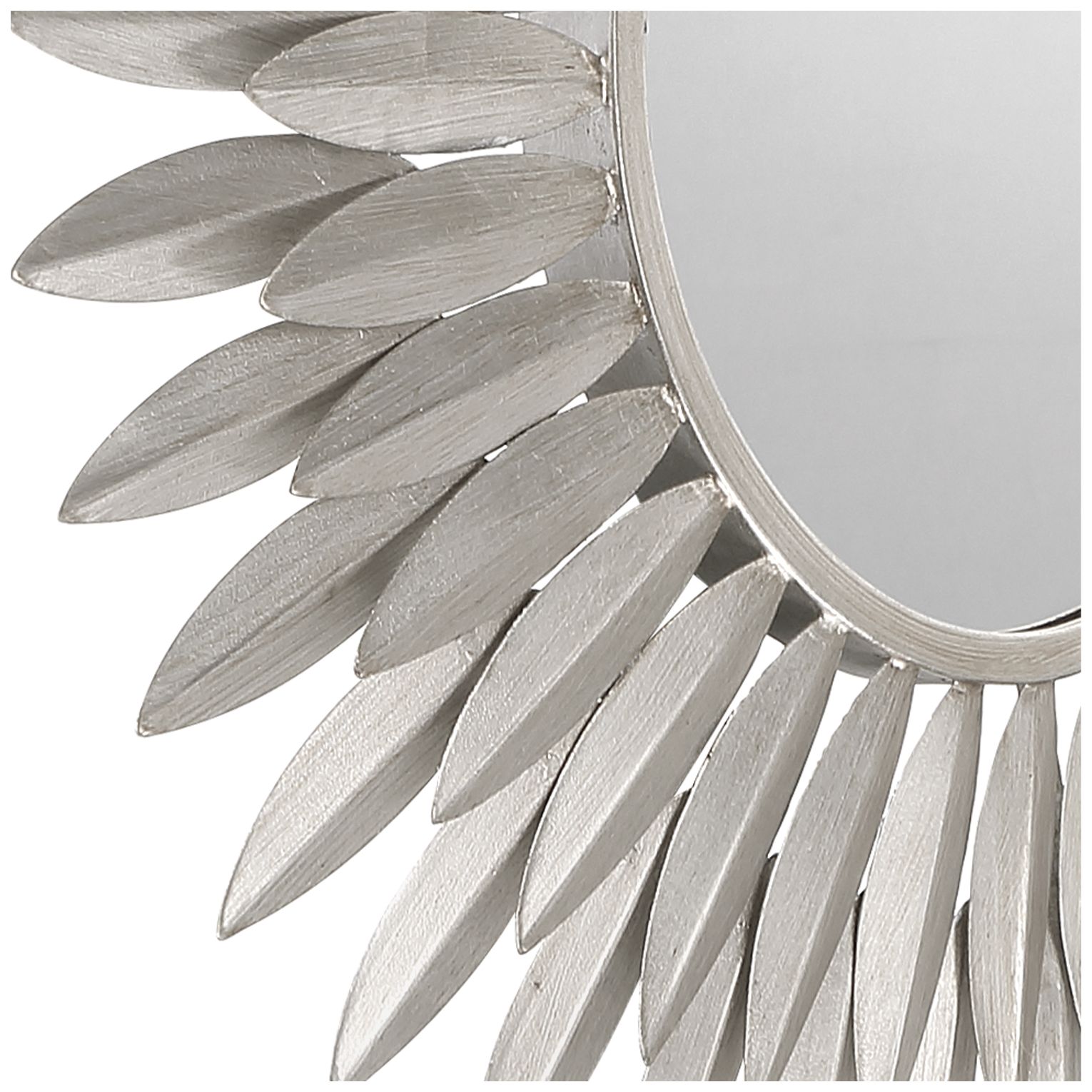 Image 2 Crystorama Broche 20'' Antique Silver Mirror more views