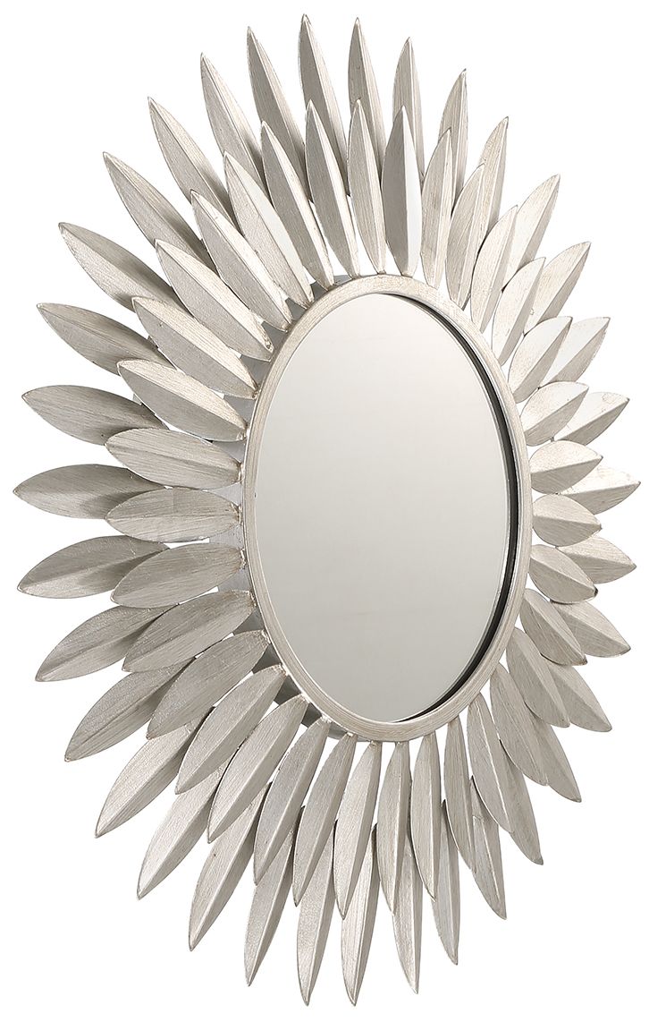 Image 3 Crystorama Broche 20'' Antique Silver Mirror more views