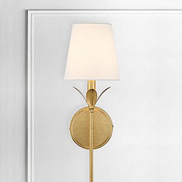 Crystorama Broche 21" High Antique Gold Wall Sconce