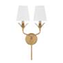 3_Crystorama Broche 21" High Antique Gold 2-Light Wall Sconce more views