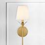 Thumbnail1 of Crystorama Broche 21" High Antique Gold Wall Sconce