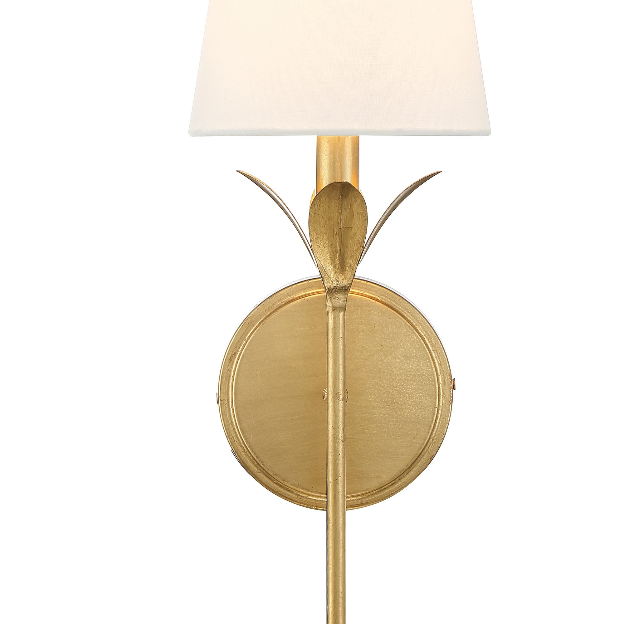 Crystorama Broche 21" High Antique Gold Wall Sconce in scene