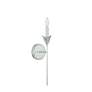 5_Crystorama Broche 21" High Antique Silver Wall Sconce more views