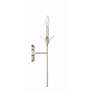 7_Crystorama Broche 21" High Antique Silver Wall Sconce more views