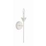 5_Crystorama Broche 21" High Matte White Wall Sconce more views